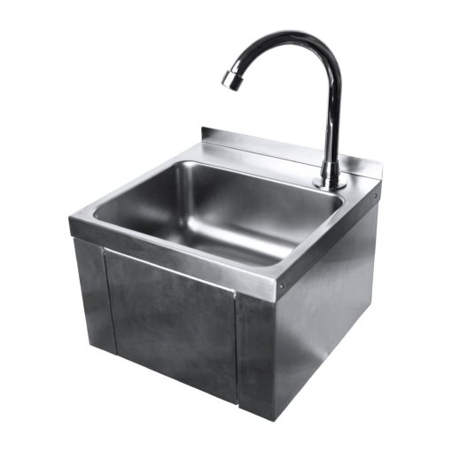 Oxford Hardware Stainless Steel Square Knee Operated Hand Wash Basin (FW857)