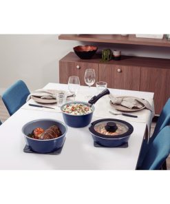 Tramontina Ãtria 10-Piece Nesting Cookware Set Navy (GL339)