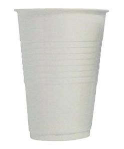 4 Aces White Tall Polystyrene Plastic Vending Cup 250ml 2000 pack (GP727)