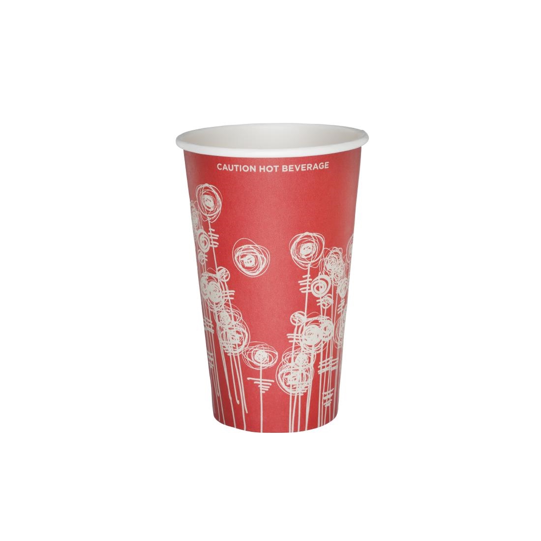 4 Aces Paper Vending Cups Swirl Design 340ml  1000 Pack (GP729)