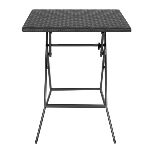 Bolero Square Folding Table Black 620mm (GR772)