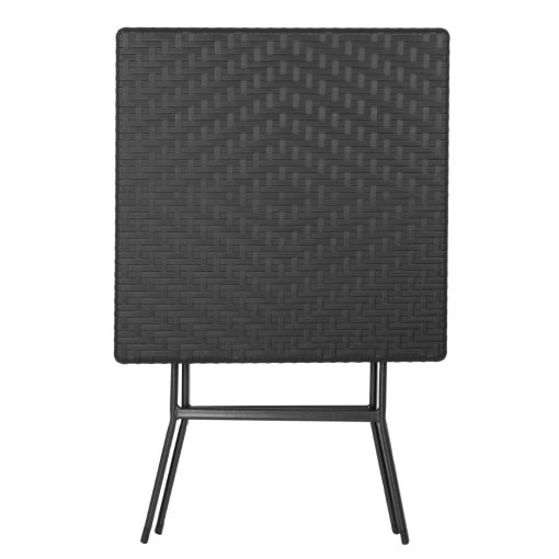 Bolero Square Folding Table Black 620mm (GR772)
