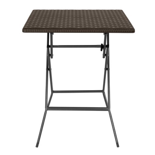 Bolero Square Folding Table Brown 620mm (GR773)