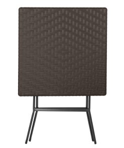 Bolero Square Folding Table Brown 620mm (GR773)