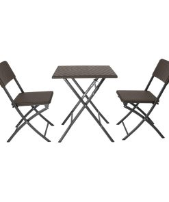 Bolero Square Folding Table Brown 620mm (GR773)