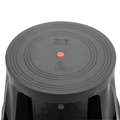 Vogue Kick Step Stool Black (HC359)