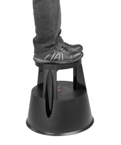 Vogue Kick Step Stool Black (HC359)