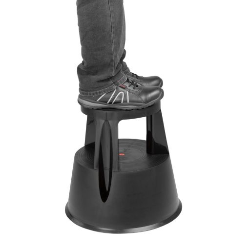 Vogue Kick Step Stool Black (HC359)