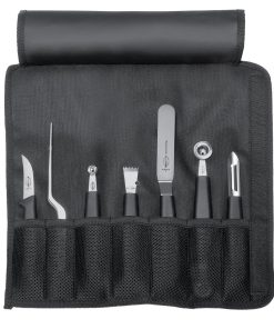Dick Knives Garnishing Set Set of 7 Pieces with Roll Bag (HC604)