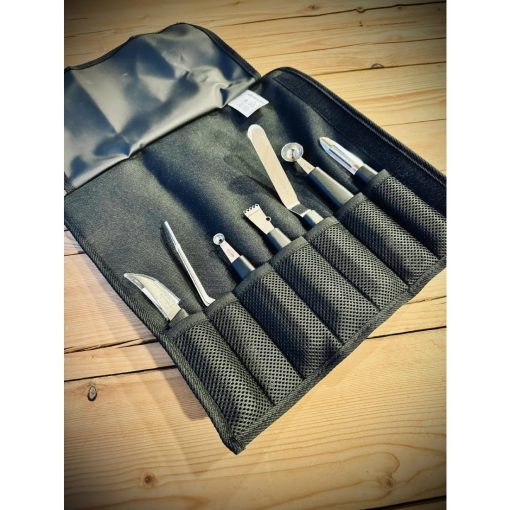 Dick Knives Garnishing Set Set of 7 Pieces with Roll Bag (HC604)
