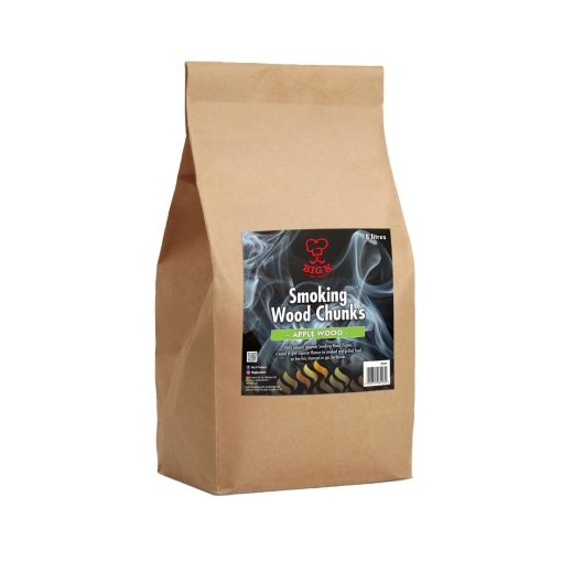 Big K Smoking Wood Chips Apple Wood Chunks 8Ltr (HP292)