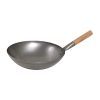 Matfer Bourgeat Steel Wok Wood Handle 350mm (HP742)
