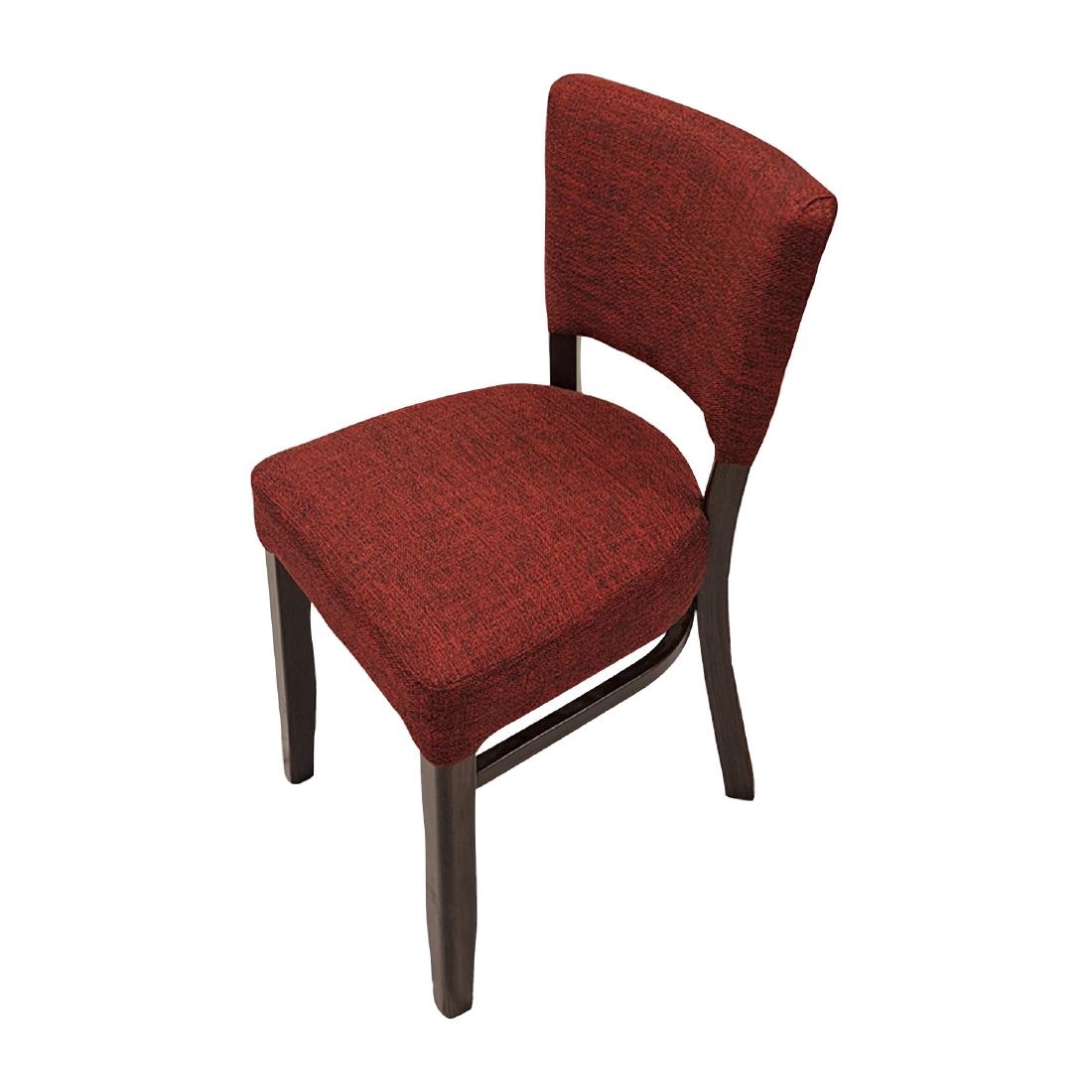 Oregon Dining Chair in Shetland Scarlet Pack of 2 (HP752)