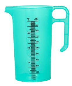 Pro-Measures Polypropylene Measuring Jug Green 1Ltr (HP863)