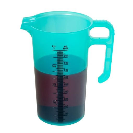 Pro-Measures Polypropylene Measuring Jug Green 1Ltr (HP863)