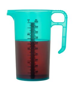 Pro-Measures Polypropylene Measuring Jug Green 1Ltr (HP863)