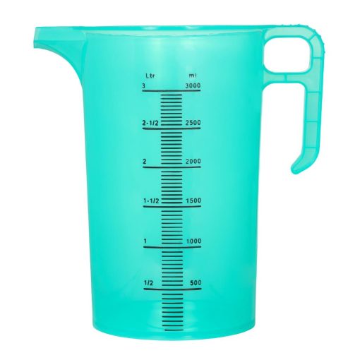 Pro-Measures Polypropylene Measuring Jug Green 3Ltr (HP864)