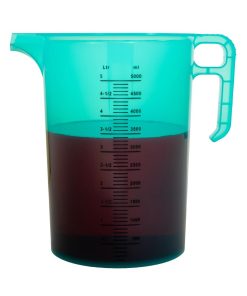 Pro-Measures Polypropylene Measuring Jug Green 5Ltr (HP865)