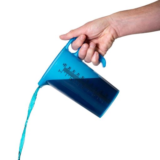 Pro-Measures Polypropylene Measuring Jug Blue 1Ltr (HP866)
