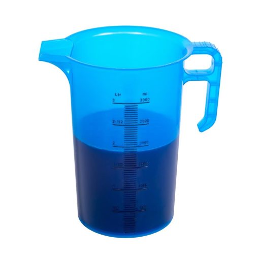 Pro-Measures Polypropylene Measuring Jug Blue 3Ltr (HP867)