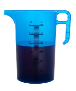 Pro-Measures Polypropylene Measuring Jug Blue 3Ltr (HP867)