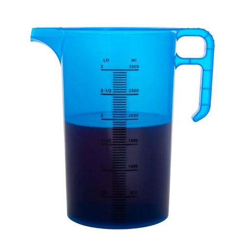 Pro-Measures Polypropylene Measuring Jug Blue 3Ltr (HP867)