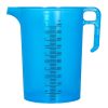 Pro-Measures Polypropylene Measuring Jug Blue 5Ltr (HP868)