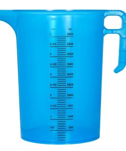 Pro-Measures Polypropylene Measuring Jug Blue 5Ltr (HP868)