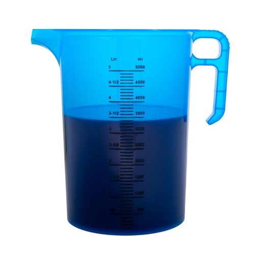 Pro-Measures Polypropylene Measuring Jug Blue 5Ltr (HP868)