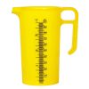 Pro-Measures Polypropylene Measuring Jug Yellow 1Ltr (HP869)