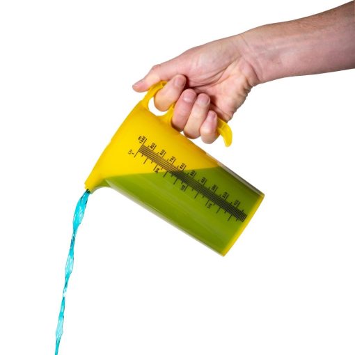 Pro-Measures Polypropylene Measuring Jug Yellow 1Ltr (HP869)