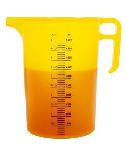 Pro-Measures Polypropylene Measuring Jug Yellow 5Ltr (HP871)