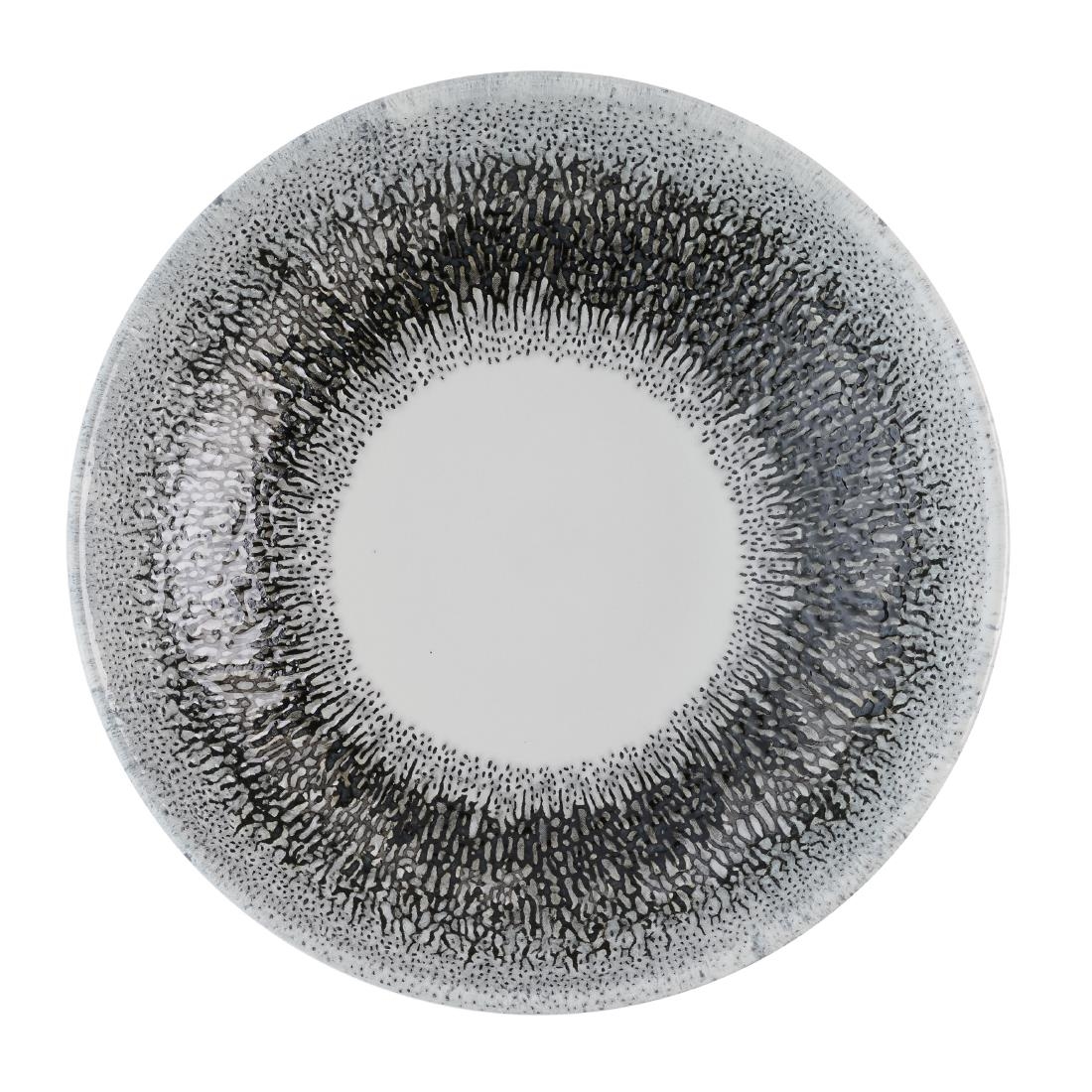 Churchill Studio Prints Fusion Black Evolve Coupe Bowls 182mm 12 pack (HR304)