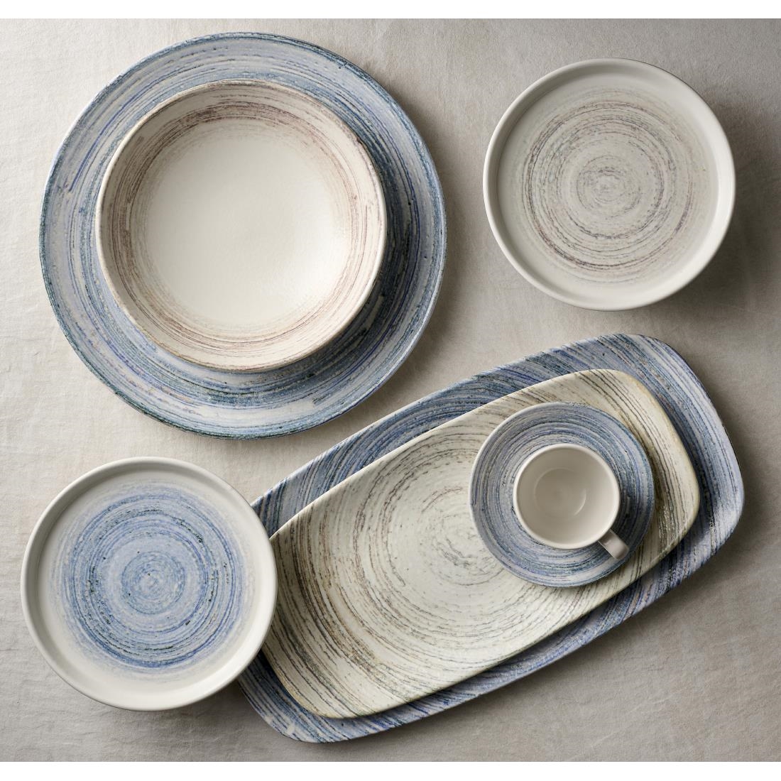 Churchill Elements Coast Walled Plates 210mm 6 Pack (HR339)