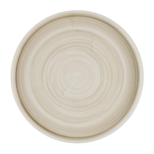 Churchill Stonecast Canvas Natural Walled Plates 260mm 6 pack (HR355)