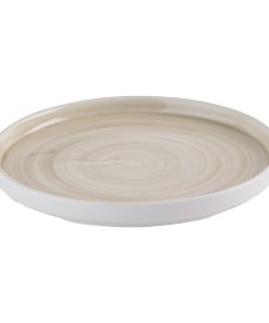 Churchill Stonecast Canvas Natural Walled Plates 210mm 6 pack (HR356)