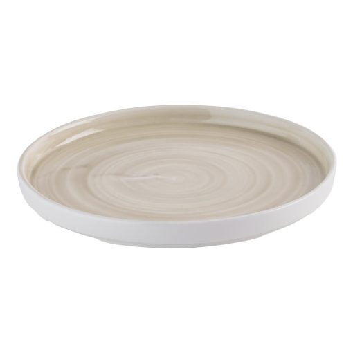 Churchill Stonecast Canvas Natural Walled Plates 210mm 6 pack (HR356)