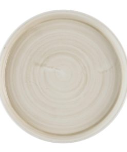 Churchill Stonecast Canvas Natural Walled Plates 160mm 6 pack (HR357)