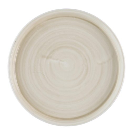 Churchill Stonecast Canvas Natural Walled Plates 160mm 6 pack (HR357)