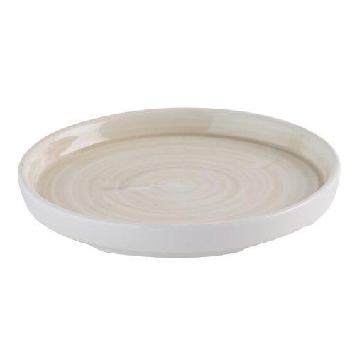 Churchill Stonecast Canvas Natural Walled Plates 160mm 6 pack (HR357)