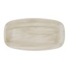Churchill Stonecast Canvas Natural Chefs Oblong Plates 350x187mm 6 pack (HR358)