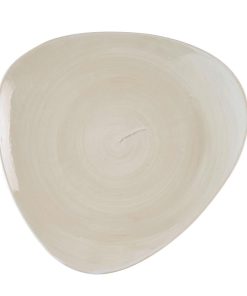 Churchill Stonecast Canvas Natural Lotus Plates 254mm 12 pack (HR360)