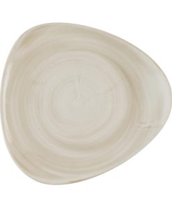 Churchill Stonecast Canvas Natural Lotus Plates 228mm 12 pack (HR361)