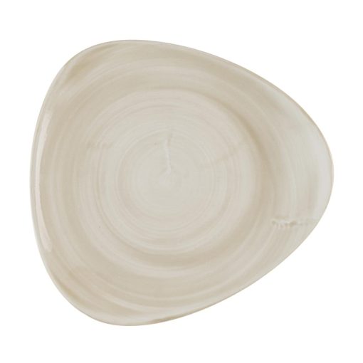 Churchill Stonecast Canvas Natural Lotus Plates 228mm 12 pack (HR361)