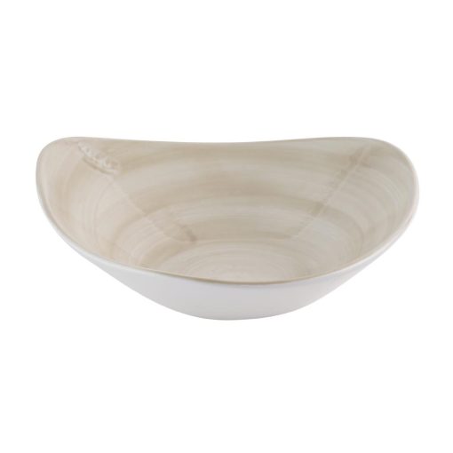Churchill Stonecast Canvas Natural Lotus Bowls 228mm 12 pack (HR362)