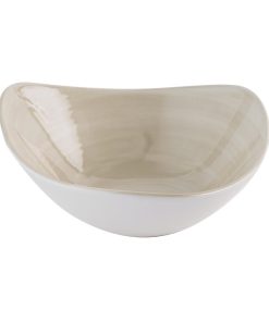 Churchill Stonecast Canvas Natural Lotus Bowls 177mm 12 pack (HR363)