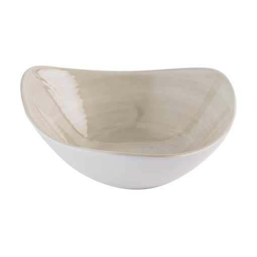Churchill Stonecast Canvas Natural Lotus Bowls 177mm 12 pack (HR363)
