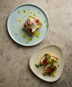 Churchill Stonecast Canvas Breeze Walled Plates 280mm 6 pack (HR370)