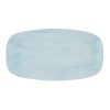 Churchill Stonecast Canvas Breeze Chefs Oblong Plates 350x187mm 6 pack (HR374)