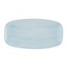 Churchill Stonecast Canvas Breeze Chefs Oblong Plates 288x152mm 12 pack (HR375)